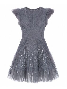 Elie Saab Embellished Organza Dress SS 2011